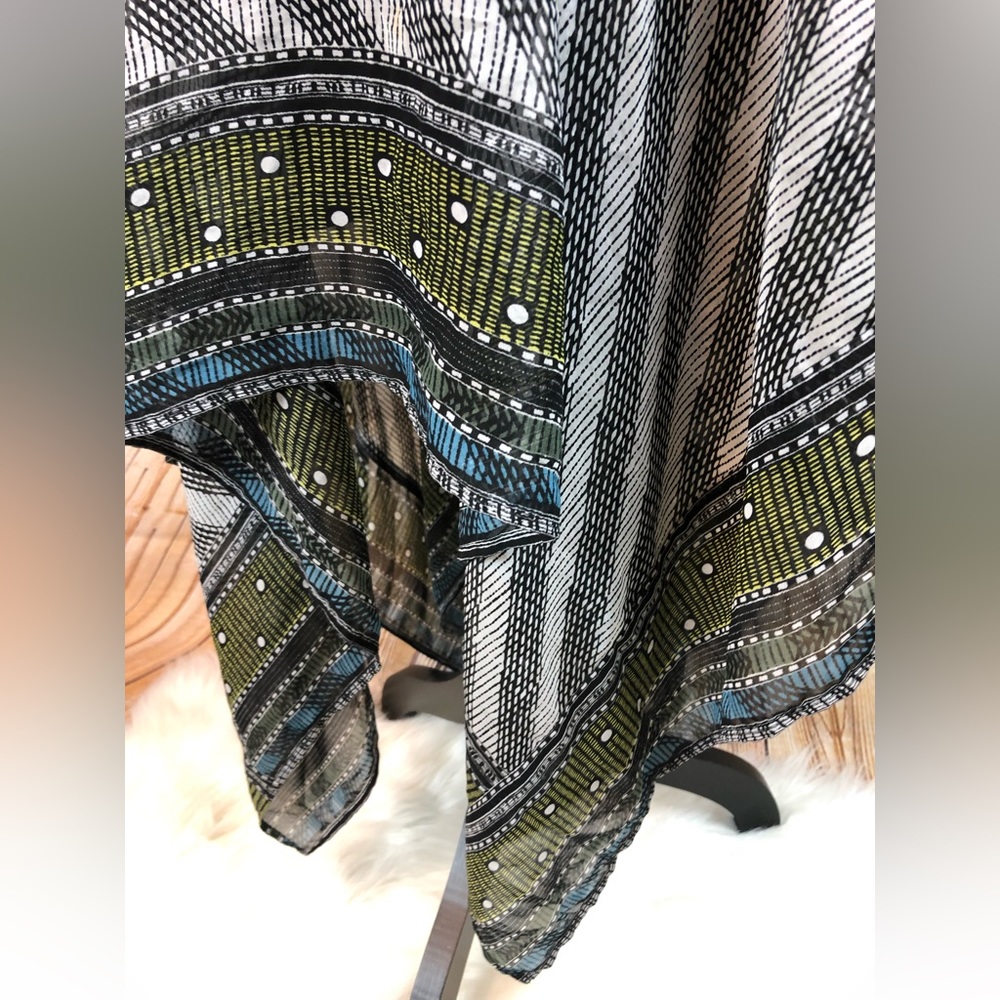 Ecote’ Handkerchief Hem Sleeveless Dress Medium - Picture 3 of 7